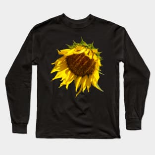 Sunflower Sunshine Shadows Long Sleeve T-Shirt